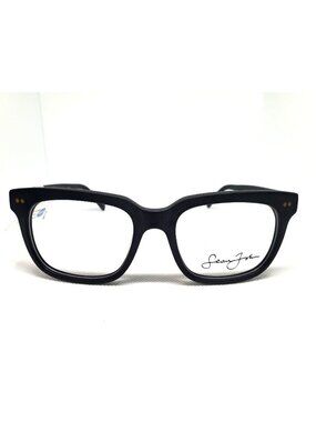 Sean John SJO5144WM Matte Black Eyeglass Frames 54-19-150 Rectangular Design
